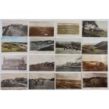 Collection 16x of Scottish related Golfing Postcards features Lossiemouth, Nairn, Inverness, Royal