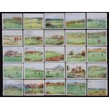 Complete Set of c1924 Will’s ‘Golfing’ Cigarette cards (25/25) a complete set, features Muirfield,