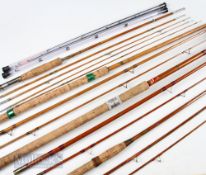 Assorted Rods Selection (5) – Royal Seal Brand Flectes Non Frangas glass 10ft 6in 3 piece float rod,