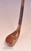 Fine R Morton Replica Beech wood scare neck putter – in the style of George Forrester Earlsferry