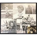 Selection of Signed Olympic Gold Medallist Mary Rand (b.1940) Photographs and Prints many