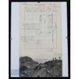 H S Colt Golf Course Architect hand drawn details signed H S C – for the 16th Hole at Ilfracombe