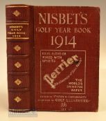 Nisbet’s Golf Year Book 1914 -Vol.10 edited by Vyvyan G Harmsworth - published by James Nisbet &