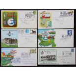 Collection of 6x 1975-1980 Open Golf Championship First Day Covers includes Royal Lytham St Anne’