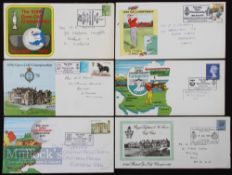 Collection of 6x 1975-1980 Open Golf Championship First Day Covers includes Royal Lytham St Anne’