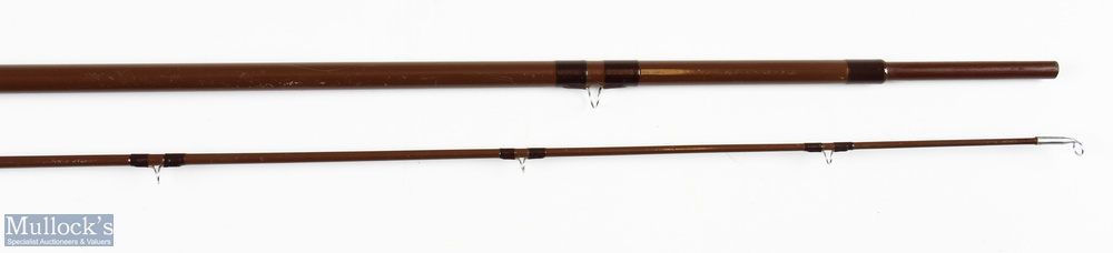 Bruce & Walker Bob Church Hollow Glass 11ft 2 Piece Fly Rod line 10#, tip section 6” short in - Image 2 of 2