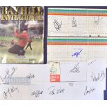 2002 Bayhill Invitational Multi-Signed golf programme featuring signatures such as Appleby, Duval,