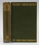 Darwin, Bernard - “Green Memories” 1st ed 1928 publ’d Hodder & Stoughton London– original green