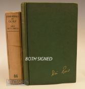 2x Interesting signed golf books one with multiple signatures – Dai Rees on Golf signed by to the