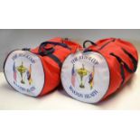2x 1981 Ryder Cup official merchandise golf holdall bags – played at Walton Heath GC – with Ryder