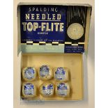 A G Spalding & Bros 6x Top-Flite Needled wrapped golf balls in the makers original box for 12 –