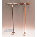 2x W Mills Sunderland Ltd Birmingham Pat Alloy and Wooden shooting sticks – “The Field” c/w