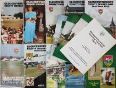 13x Gloucestershire County Cricket Year Books 1985-1997 general condition appears G overall,