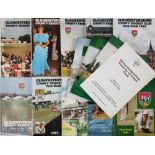 13x Gloucestershire County Cricket Year Books 1985-1997 general condition appears G overall,