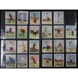 1930 WA & HO Wills ‘Famous Golfers’ Cigarette cards (24/25) large format, features James Braid,