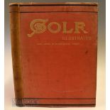 Golf Illustrated 1909 – in publishers red and gilt cloth boards Vol. No XLI from 25 June to 17