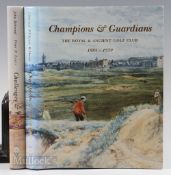Royal and Ancient Golf Club St Andrews Part Trilogy – both ltd editions Vol. I signed – “