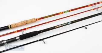 Ron Thompson Zensor Flex Spinning Rod, 8ft 2 piece 10-30g, appears unused in mcb, with The Auger
