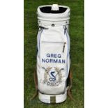 Greg Norman Cobra Sponsored Tour Golf Bag – full size tournament golf bag. Note From The David Easby