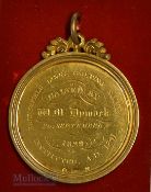 Rare 1829 Bruntsfield Links Golfing Society Large Silver Gilt Winners Medal – hallmarked Edinburgh