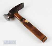 Golf Tools – Chisel headed hammer for making hand hammered Golf Balls c1850-60 marked ‘Sheffield Eng