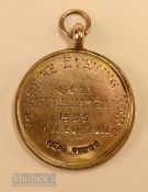 1935 Yorkshire Evening News Golf Tournament 9ct gold medal won by Henry Cotton Open Golf