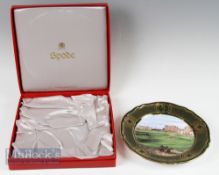 1990 Golf Linda Hartough Spode St Andrews Old Course 17th Hole and Clubhouse late, in original box