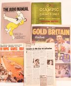 1952 Olympic Games Official Report SB edition together with 1964 Olympic Games Official Report SB