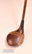 Good James Braid Signature large striped top spoon – modified from steel to hickory shaft with