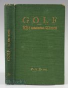 Darwin, Bernard (rare) - “Golf from The Times, a reprint, revised and rearranged, of Some Articles