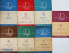 1948 London Olympics ‘Athletics’ Programme Selection to include, 30th July, 2nd – 7th Aug –