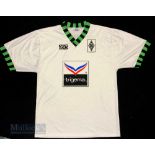 1992/94 Borussia Mönchengladbach Home football shirt size large, Asics, stitched badge, in white,