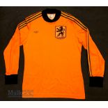 1978/82 Holland Home football shirt adults’ size, Adidas, Made in France, stitched badge, in