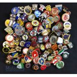 Collection of 100x football club enamel badges, mostly are non-league circa 1970s-2020s to include