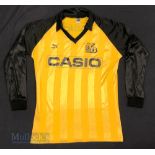 1984/85 BSC Young Boys Switzerland Home football shirt size 7/8 (adult), Puma, in yellow and