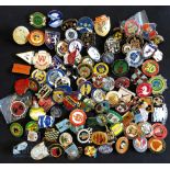 Collection of 100x football club enamel badges, mostly are non-league circa 1970s -2020s to