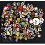 Collection of 100x football club enamel badges, mostly are non-league circa 1970s-2020s to include