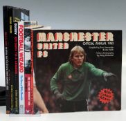 5x Manchester United Football paperback books incl The Team That Would Not Die 1998, Busby Epitaph