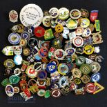 Collection of 100x football club enamel badges, mostly are non-league circa 1970s-2020s to include