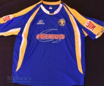 2008/10 Shrewsbury Town Home football shirt size XL 46/48”, in blue, Prostar, short sleeve, with