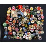 Collection of 100 football club enamel badges mostly are non-league circa 1970s-2020s to include