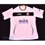 Connah’s Quay ‘The Nomads’ Away football shirt size XL, in white and black, Joma, short sleeve