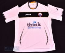 Connah’s Quay ‘The Nomads’ Away football shirt size XL, in white and black, Joma, short sleeve