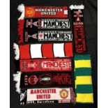 6x European Cup Manchester United Scarves featuring World Cup Champions Final Palmeiras Tokyo,