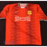 1997/98 FC Boby Brno (France) Home football shirt size XL, Nike, in red short sleeve