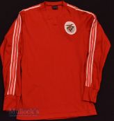 c1970/80s Benfica Home football shirt size 3 (Adult), Friolax, no sponsor, made in Portugal,