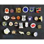 Collection of 25x English Premier and football league club enamel badges, 1970s to 2020s to