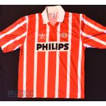 1992/94 PSV Eindhoven Home football shirt size 40-42”, Adidas, in red and white, short sleeve