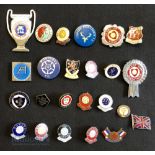 Collection of 24x Scottish Football club enamel badges 1970s onwards, to include Rangers, East