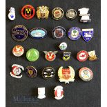 Collection of 25x English Premier and football league club enamel badges, 1970s to 2020s to